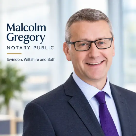 Malcolm Gregory, Notary Public, Swindon, Wiltshire and Bath